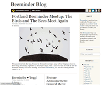 Tablet Screenshot of blog.beeminder.com