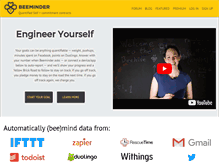 Tablet Screenshot of beeminder.com